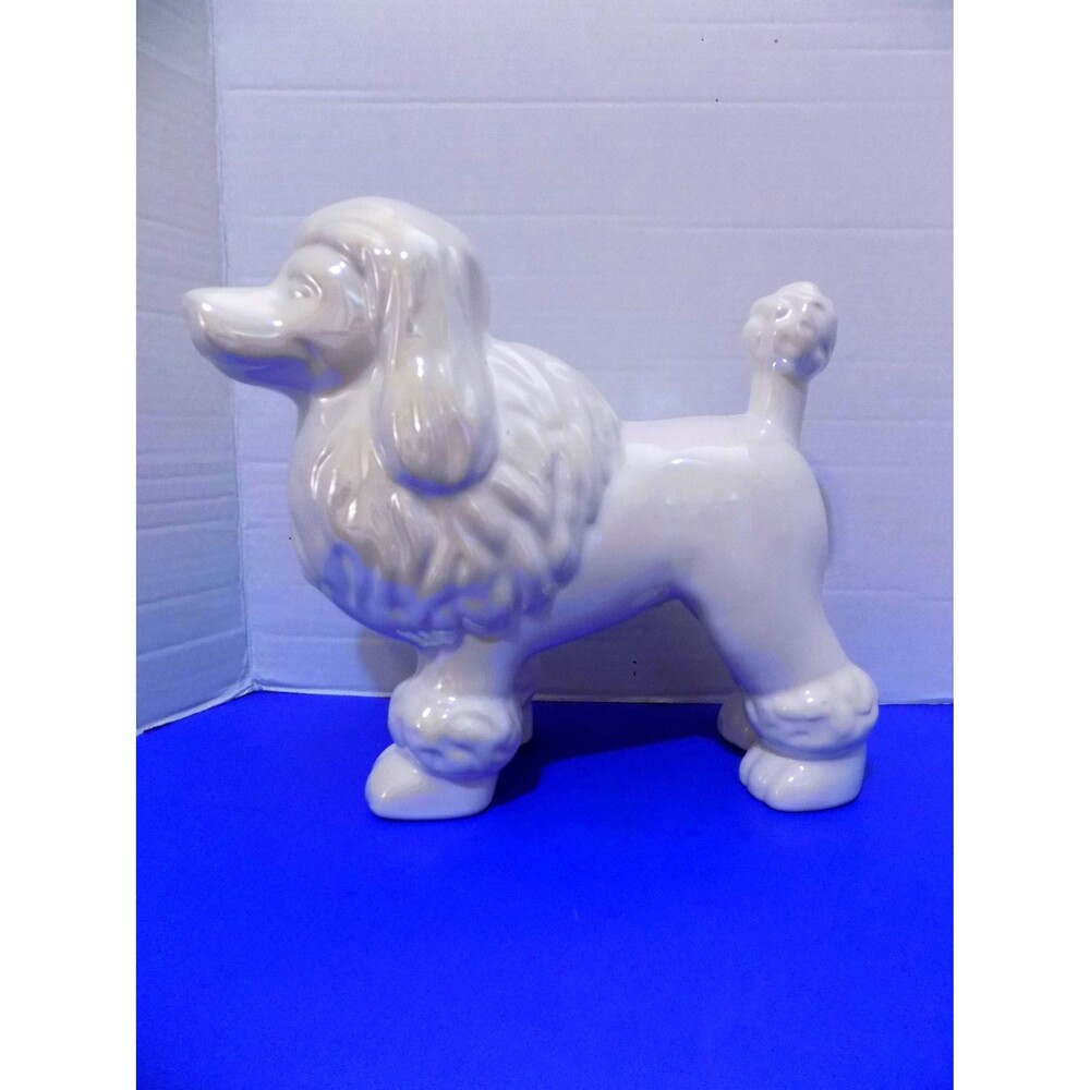 NEW Fancy French Poodle Statue Figurine Dog Modern Art Home Decor
